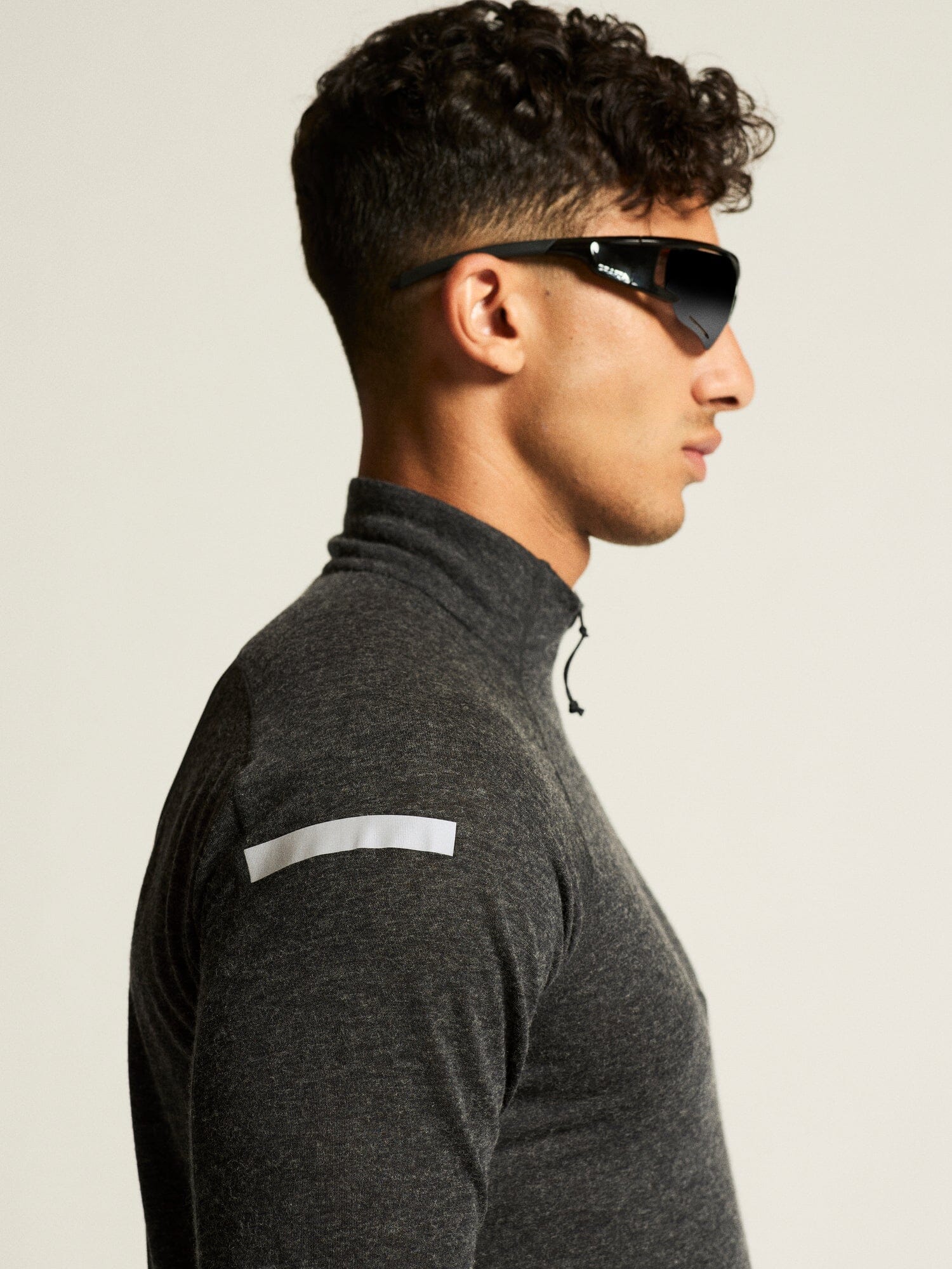 Men's ADV SubZ Wool Longsleeve Tee 3 - Black Melange - Image 7