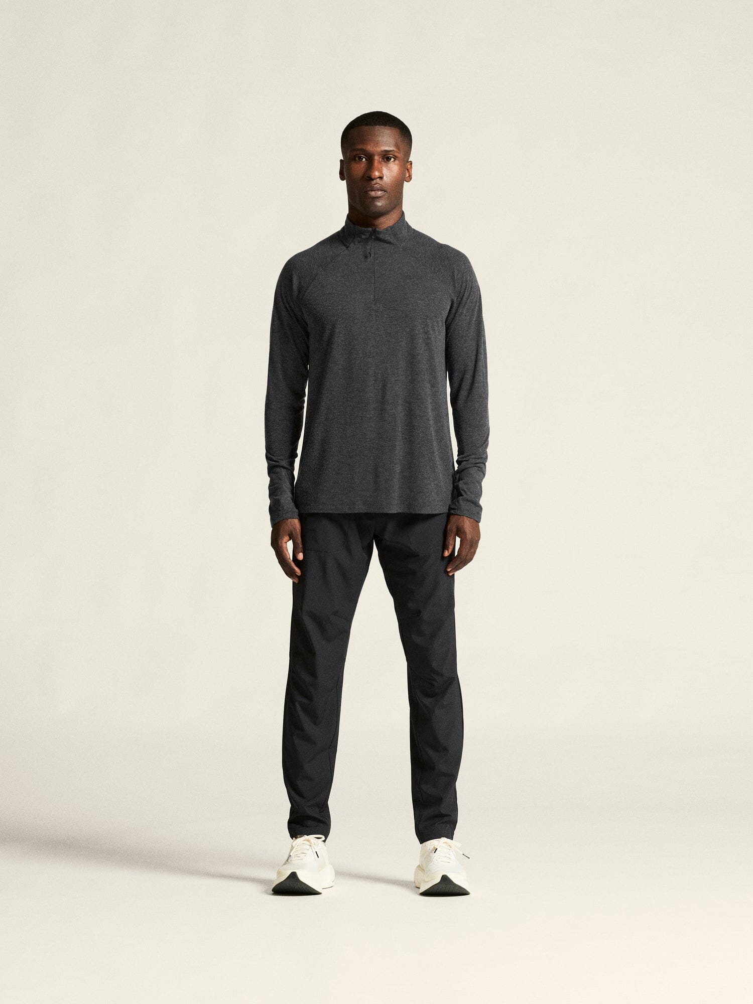 Men's ADV SubZ Wool Longsleeve Tee 3 - Black Melange