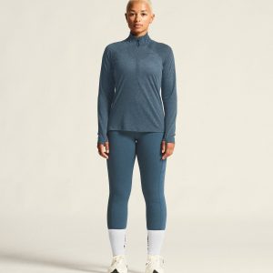 Women's ADV SubZ Wool Longsleeve Tee 3 - Ensign Melange