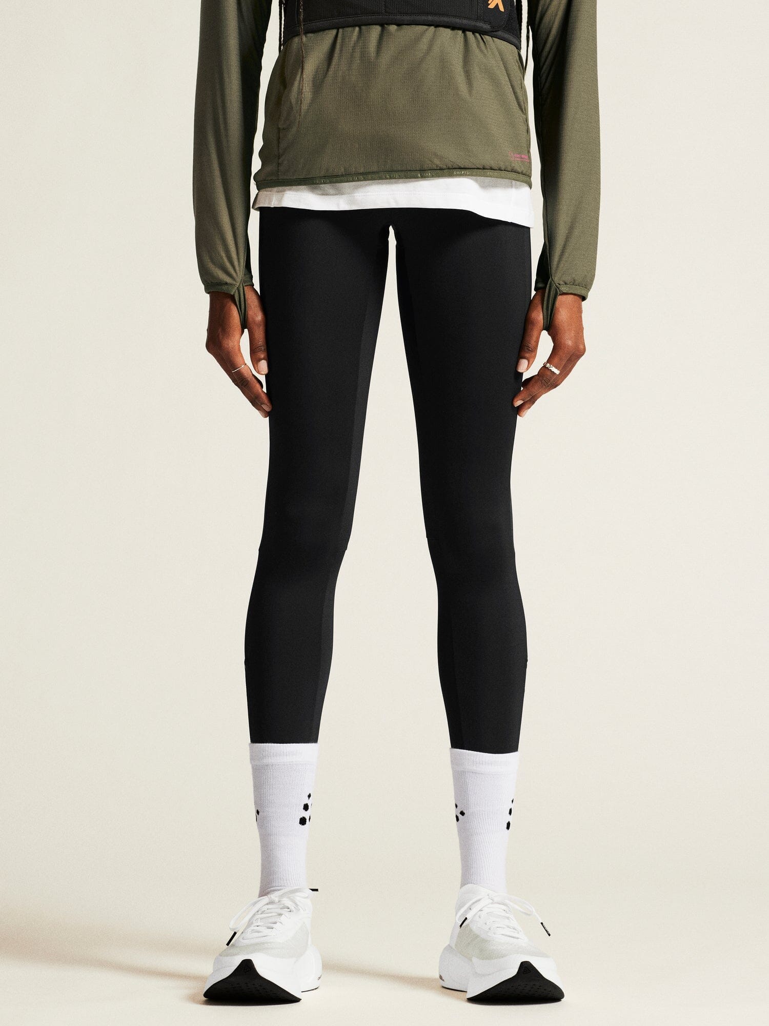 Women's Pro Trail Tights 2 - Black - Image 2