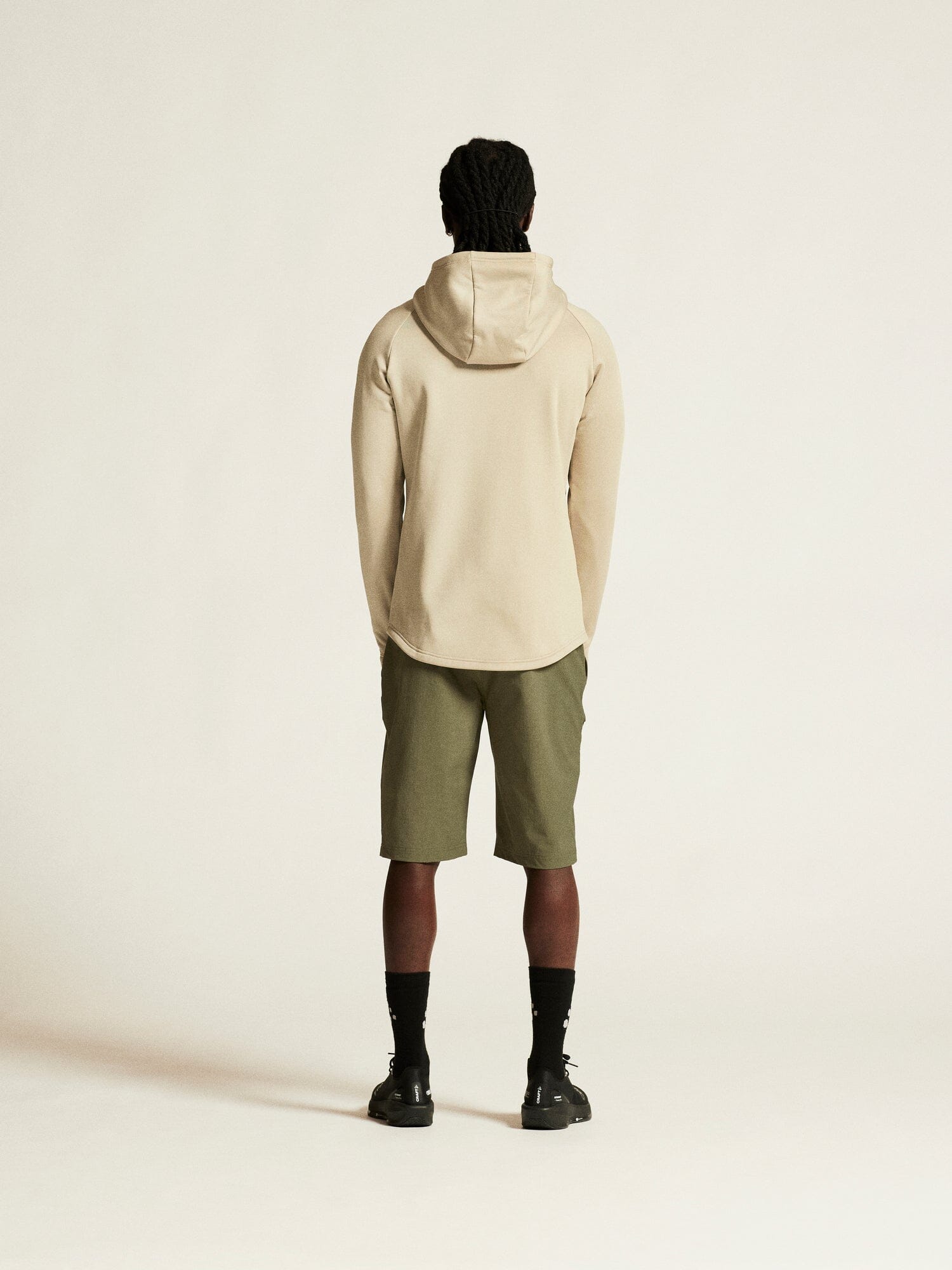 Men's ADV Explore Power Fleece Hood Jacket - Hay - Image 7