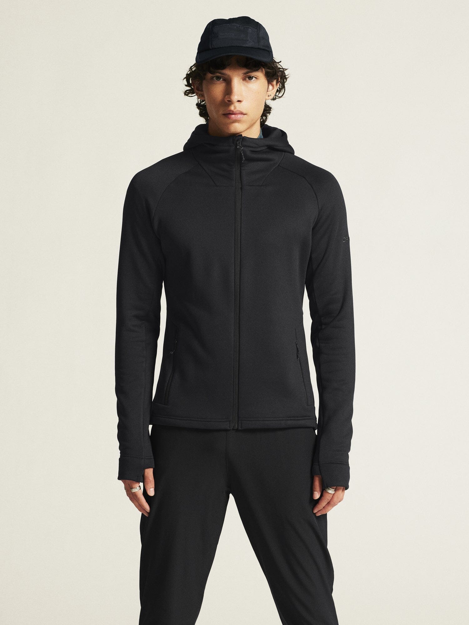 Men's ADV Explore Power Fleece Hood Jacket - Black - Image 2