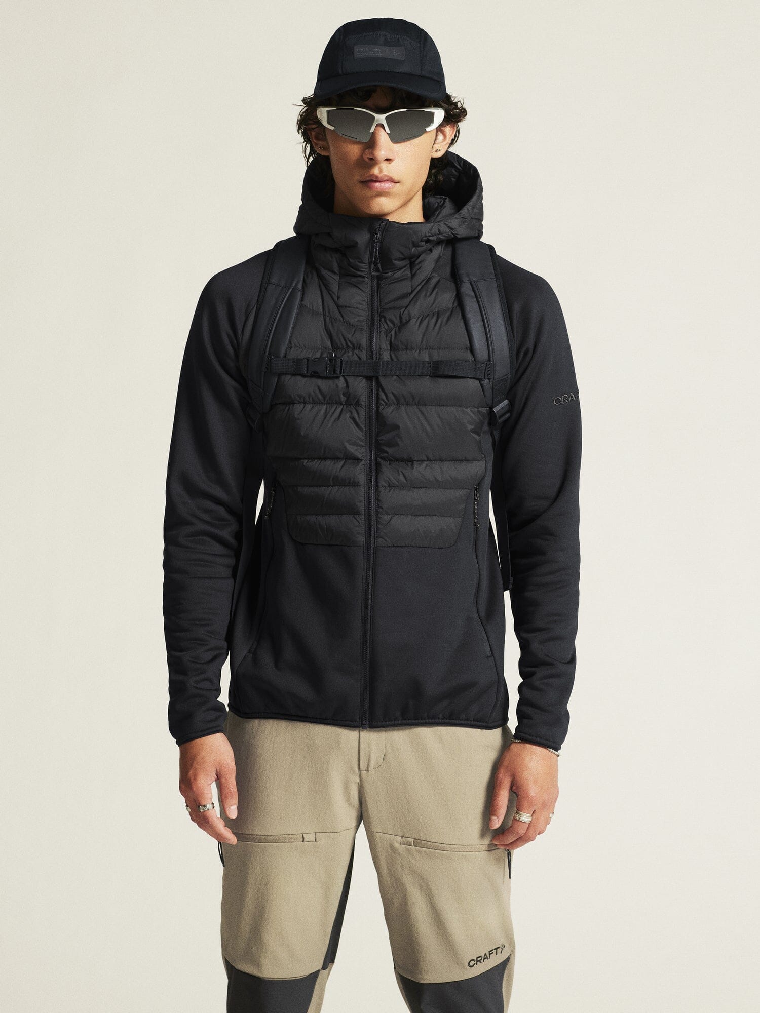 Men's ADV Explore Hybrid Down Jacket - Black - Image 2