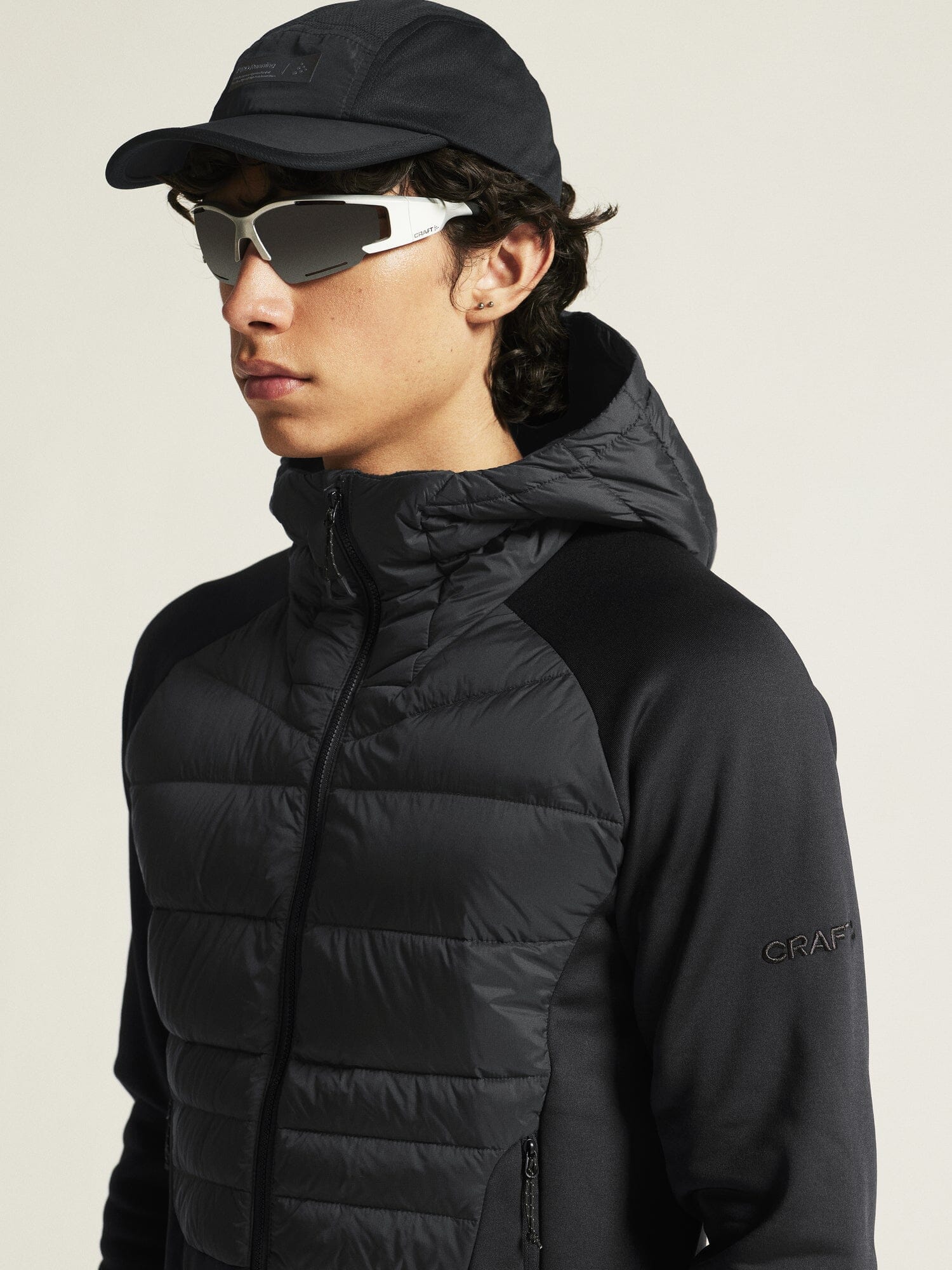 Men's ADV Explore Hybrid Down Jacket - Black - Image 3
