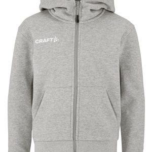 Junior Community 2.0 Logo Full-Zip Hoodie - GREY MELANGE