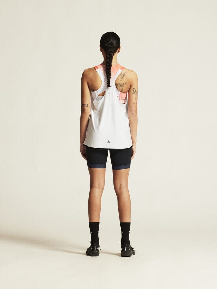 Women's Race Day Singlet - White/Multi - Image 7