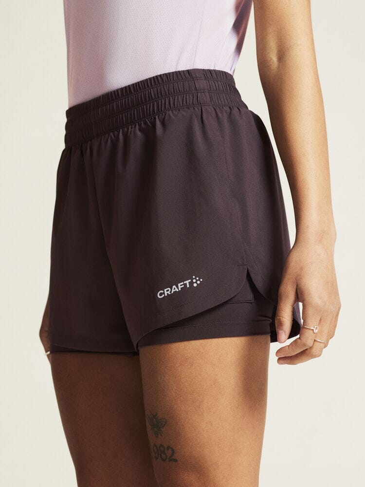 Women's ADV Essence 2-In-1 Shorts 2 - DK Plum - Image 3