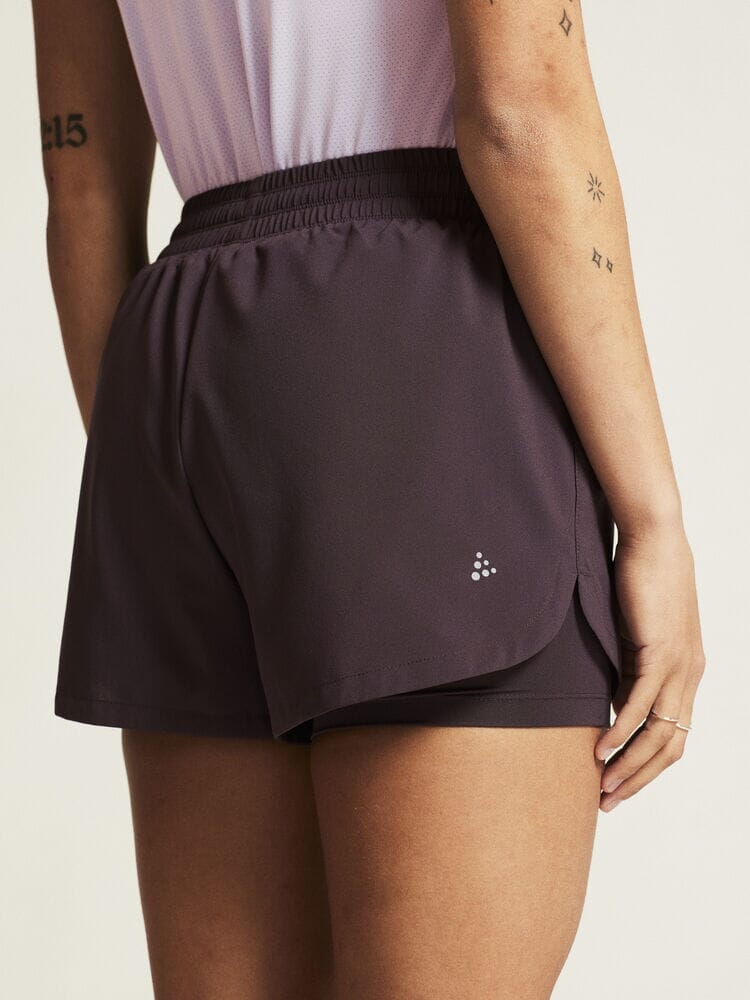 Women's ADV Essence 2-In-1 Shorts 2 - DK Plum - Image 4