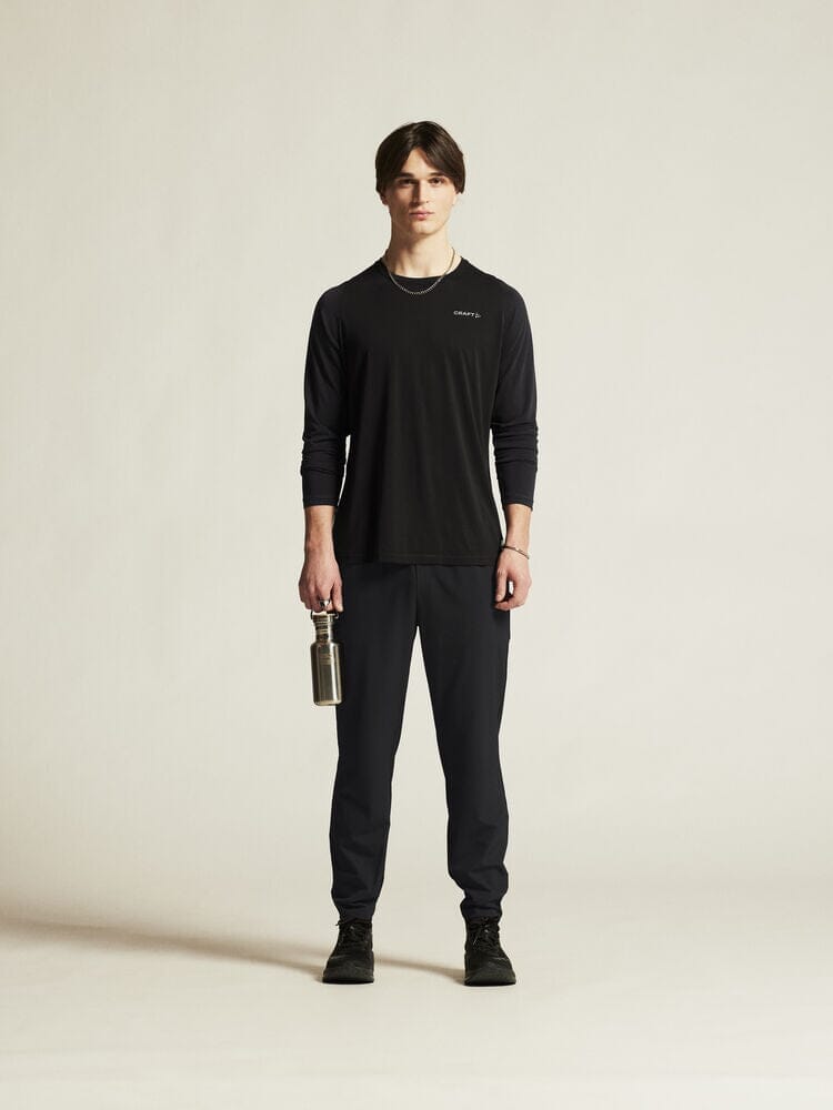 Men's Collective Bi-Blend Longsleeve Tee - Black