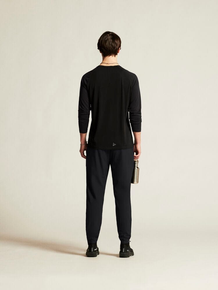 Men's Collective Bi-Blend Longsleeve Tee - Black - Image 6