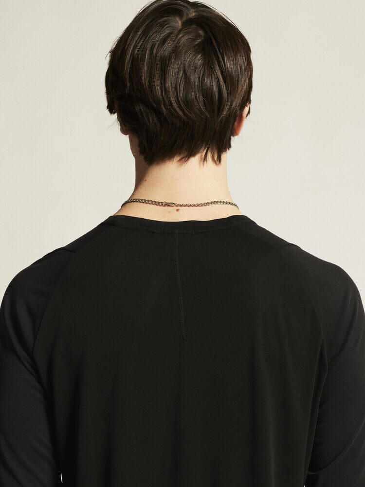 Men's Collective Bi-Blend Longsleeve Tee - Black - Image 3