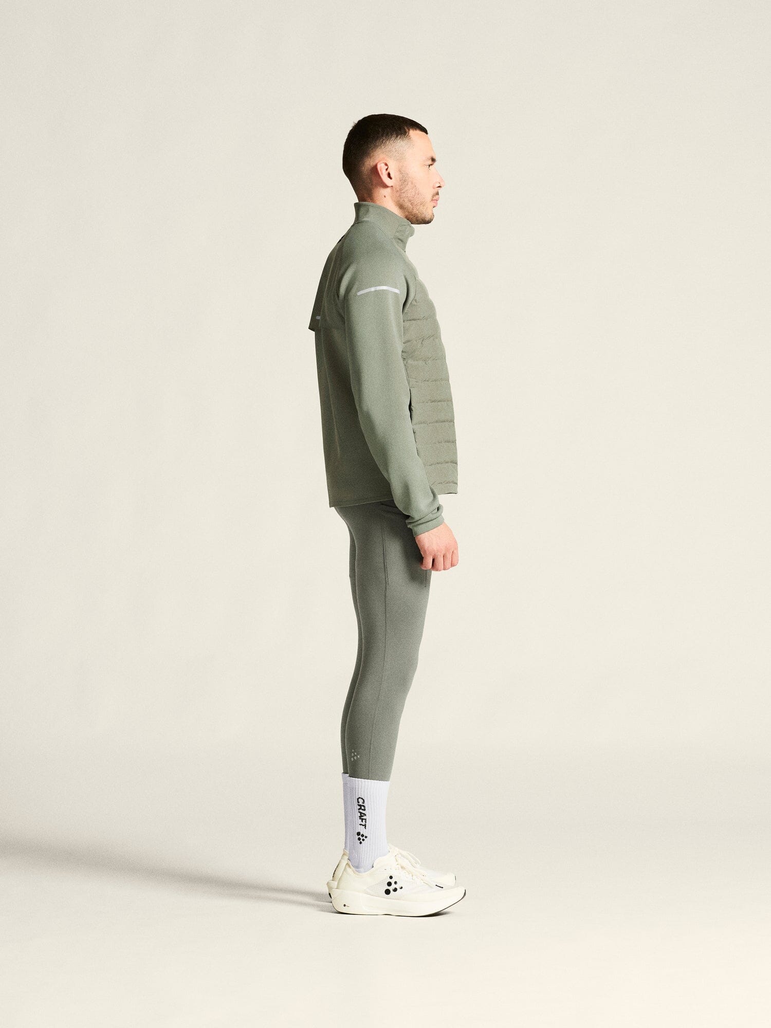 Men's SubZ Running Jacket 4 - Leaf - Image 5