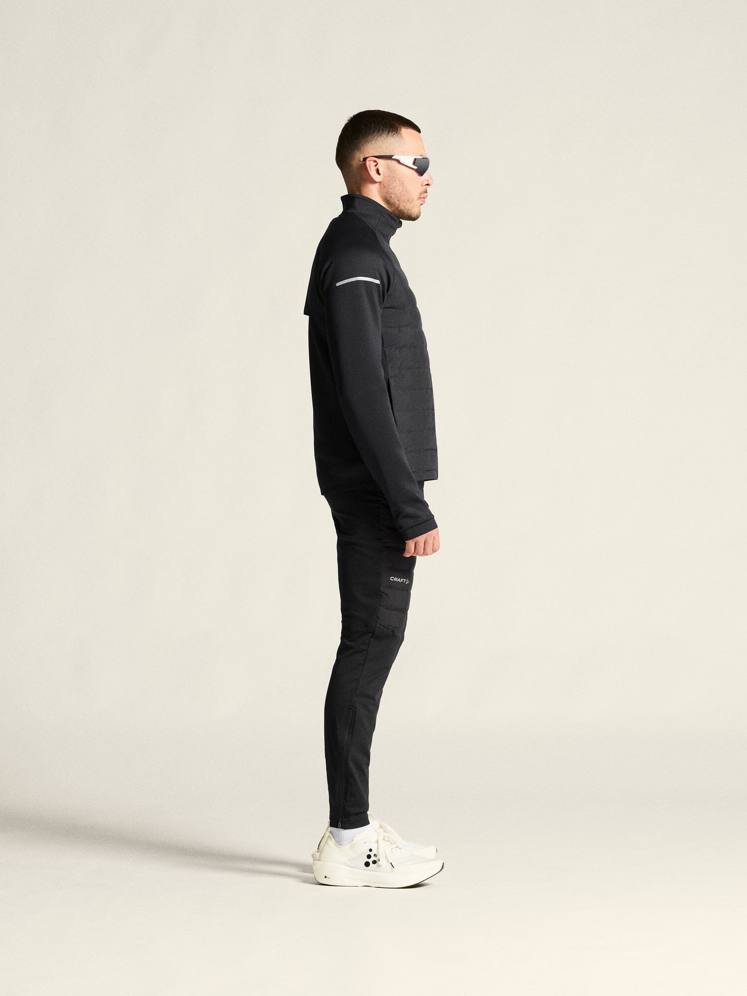 Men's SubZ Running Jacket 4 - Black - Image 6