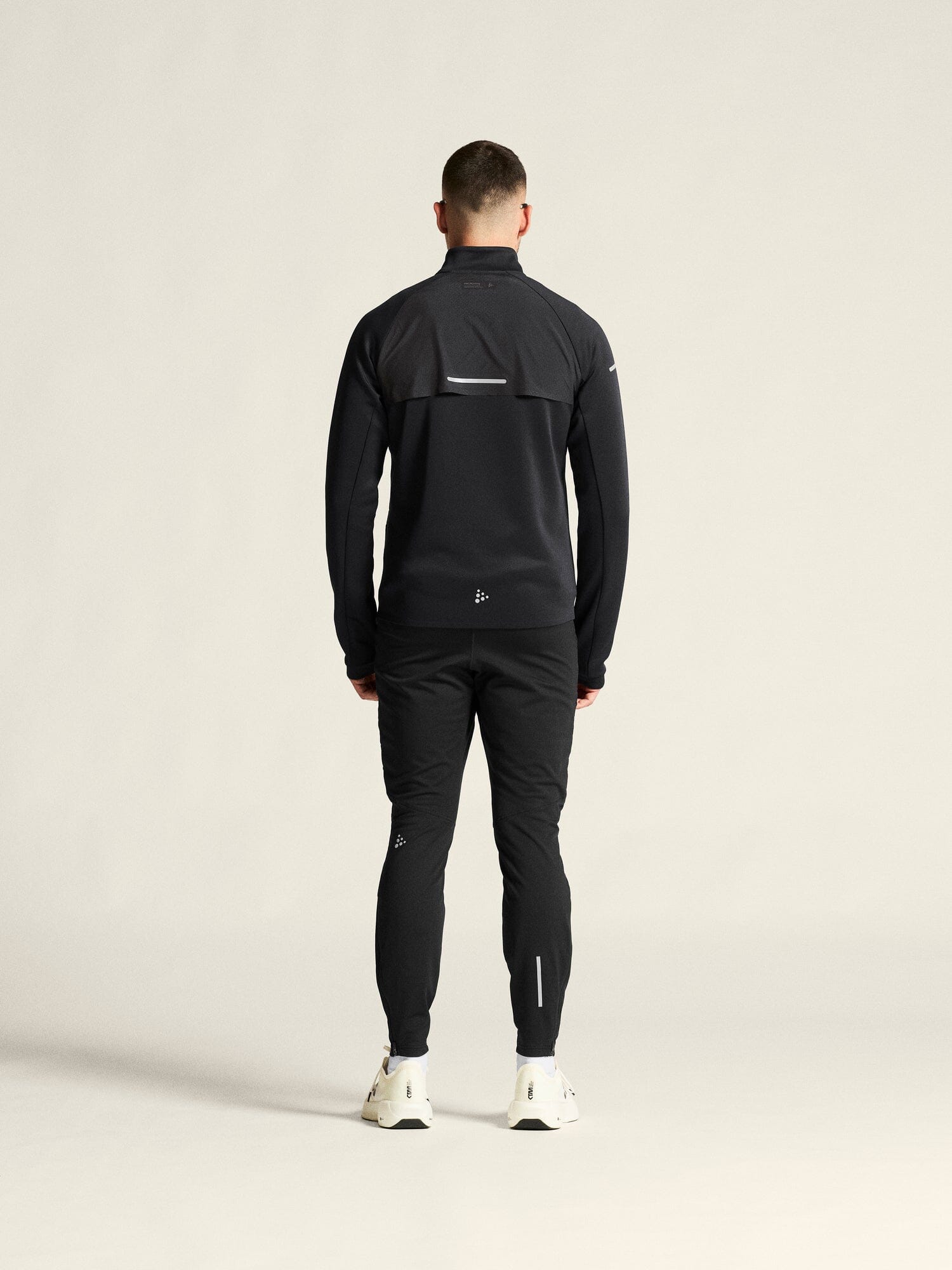 Men's SubZ Running Jacket 4 - Black - Image 7