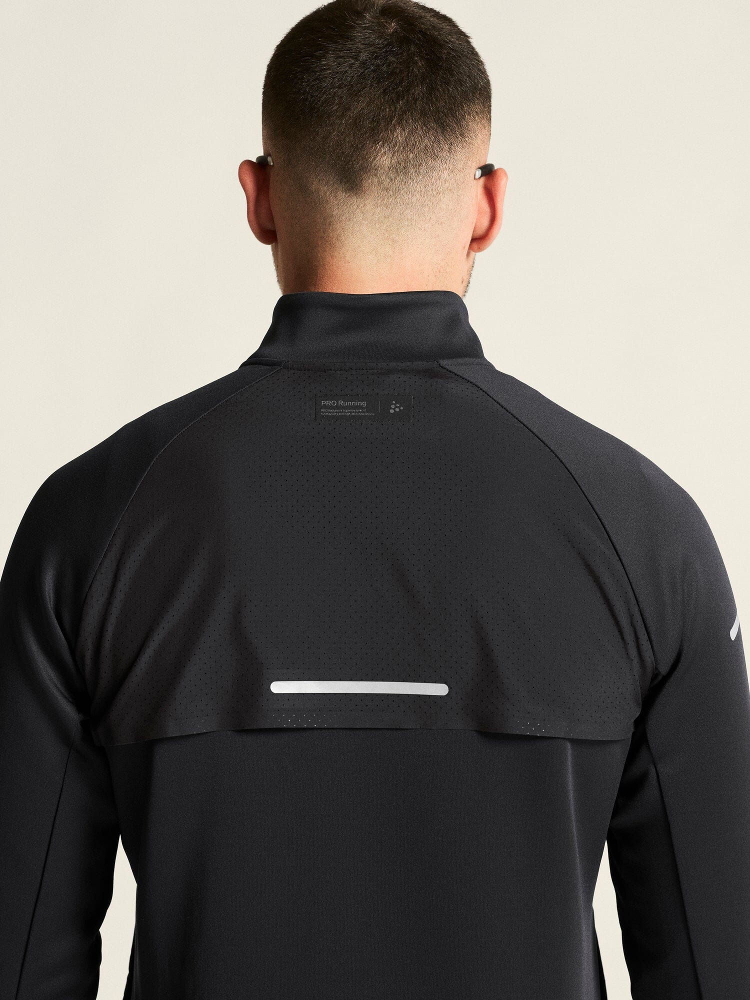 Men's SubZ Running Jacket 4 - Black - Image 5