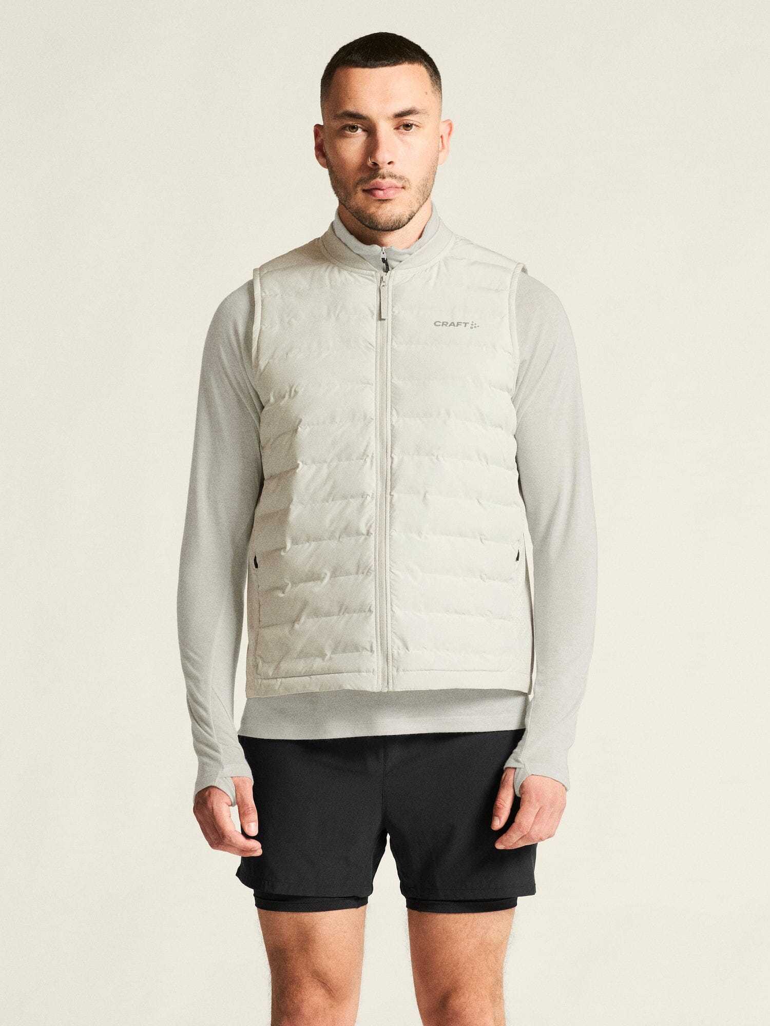 Men's SubZ Running Vest 4 - Cloud - Image 2