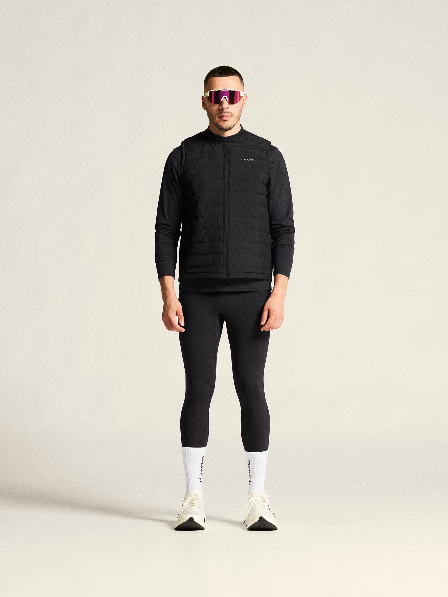 Men's SubZ Running Vest 4 - Black