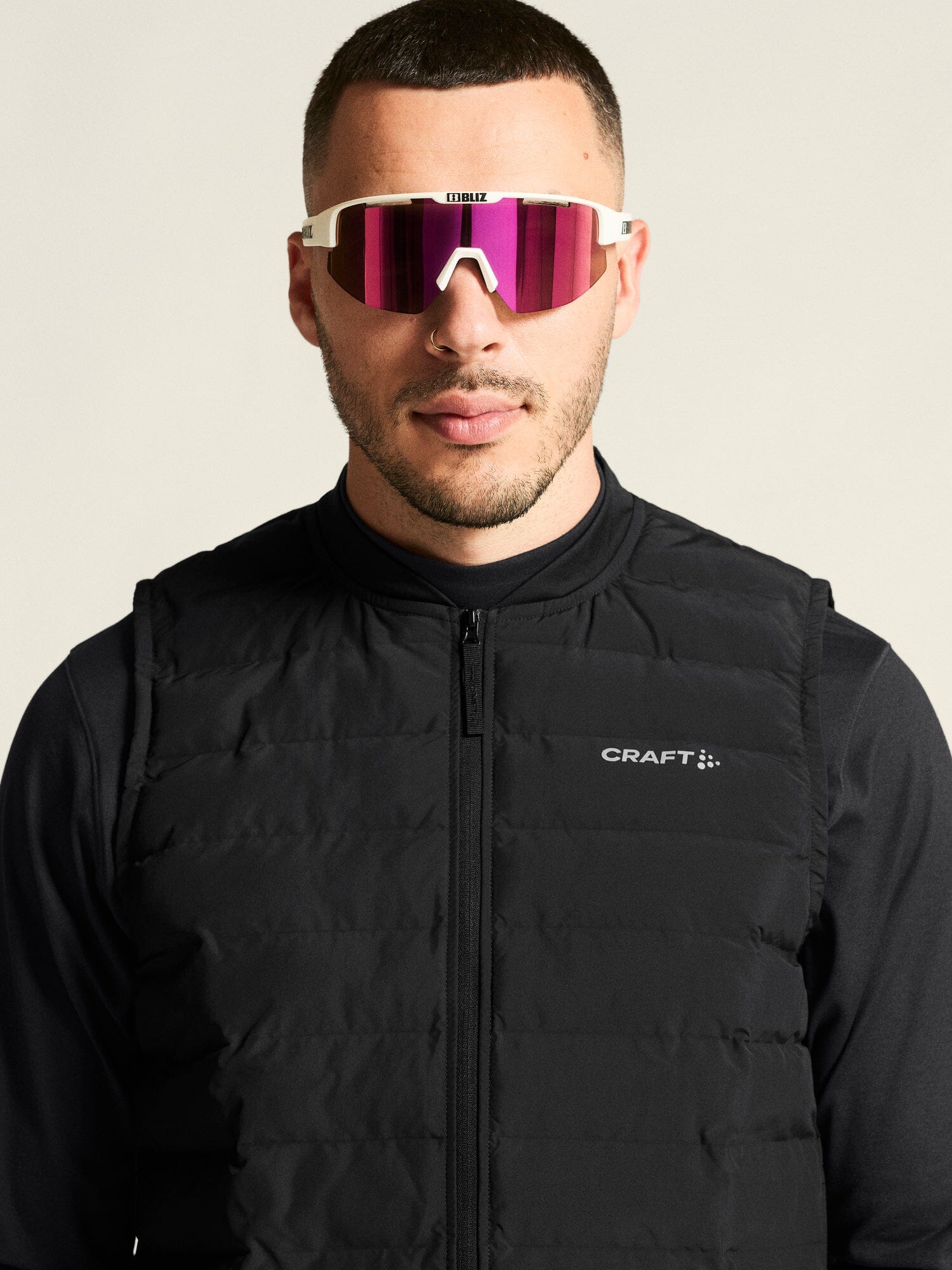 Men's SubZ Running Vest 4 - Black - Image 3
