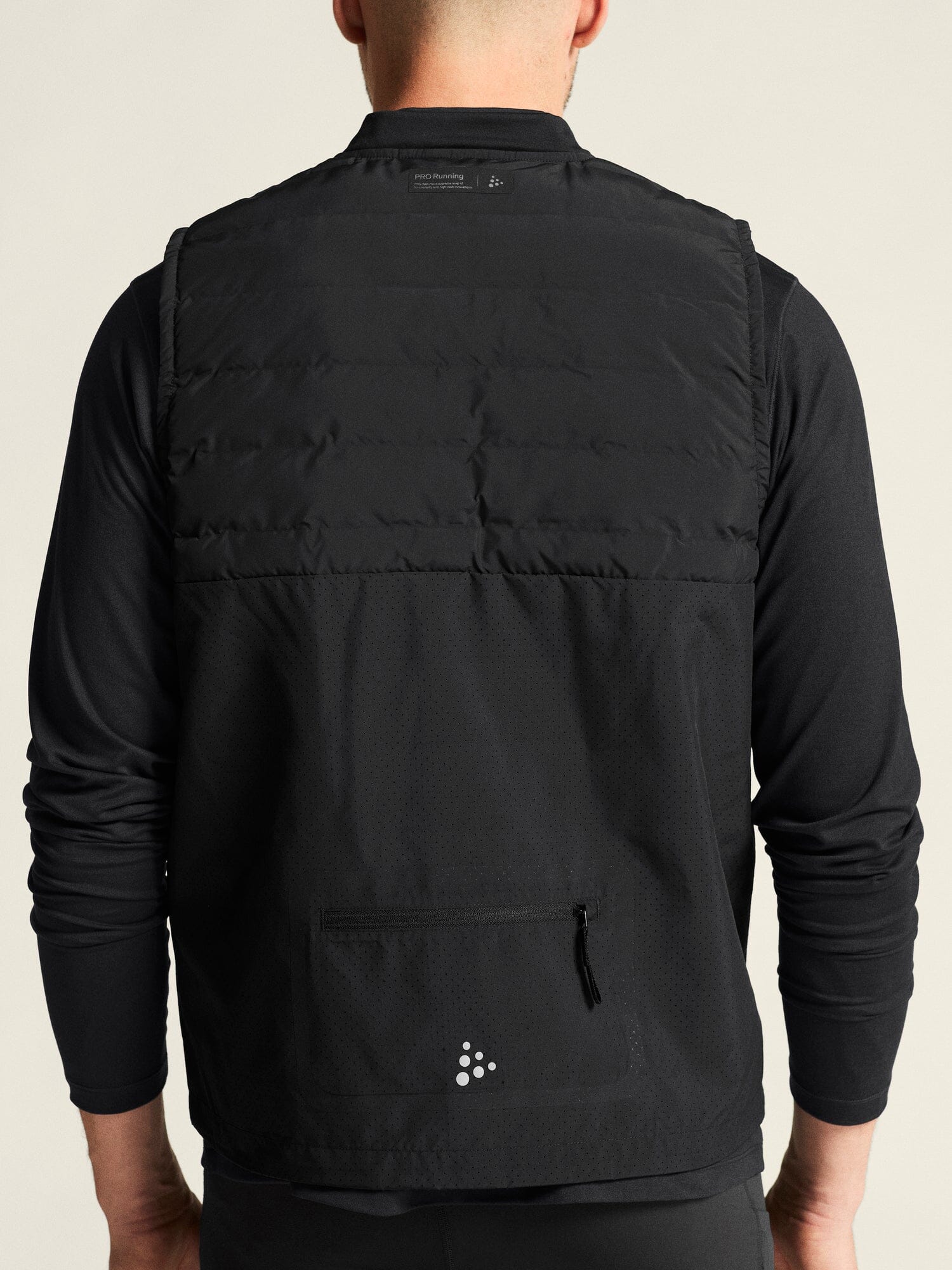 Men's SubZ Running Vest 4 - Black - Image 5