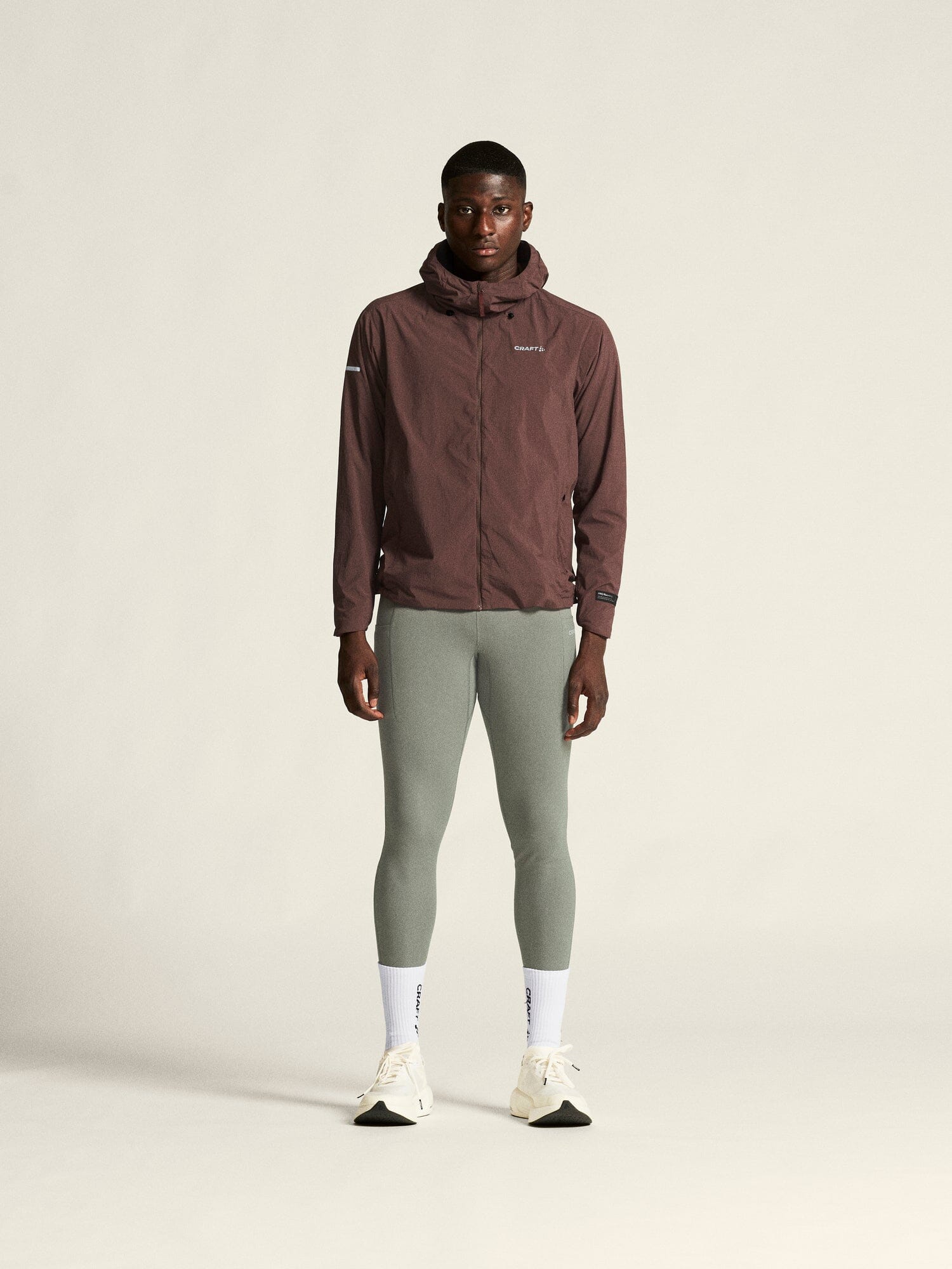 Men's SubZ Light Running Jacket - Prune