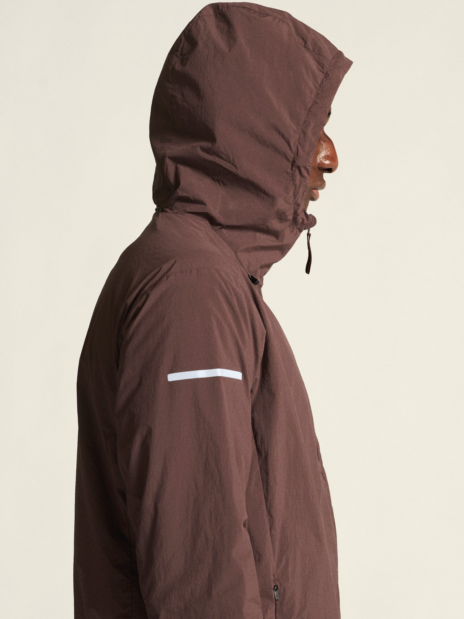 Men's SubZ Light Running Jacket - Prune - Image 4