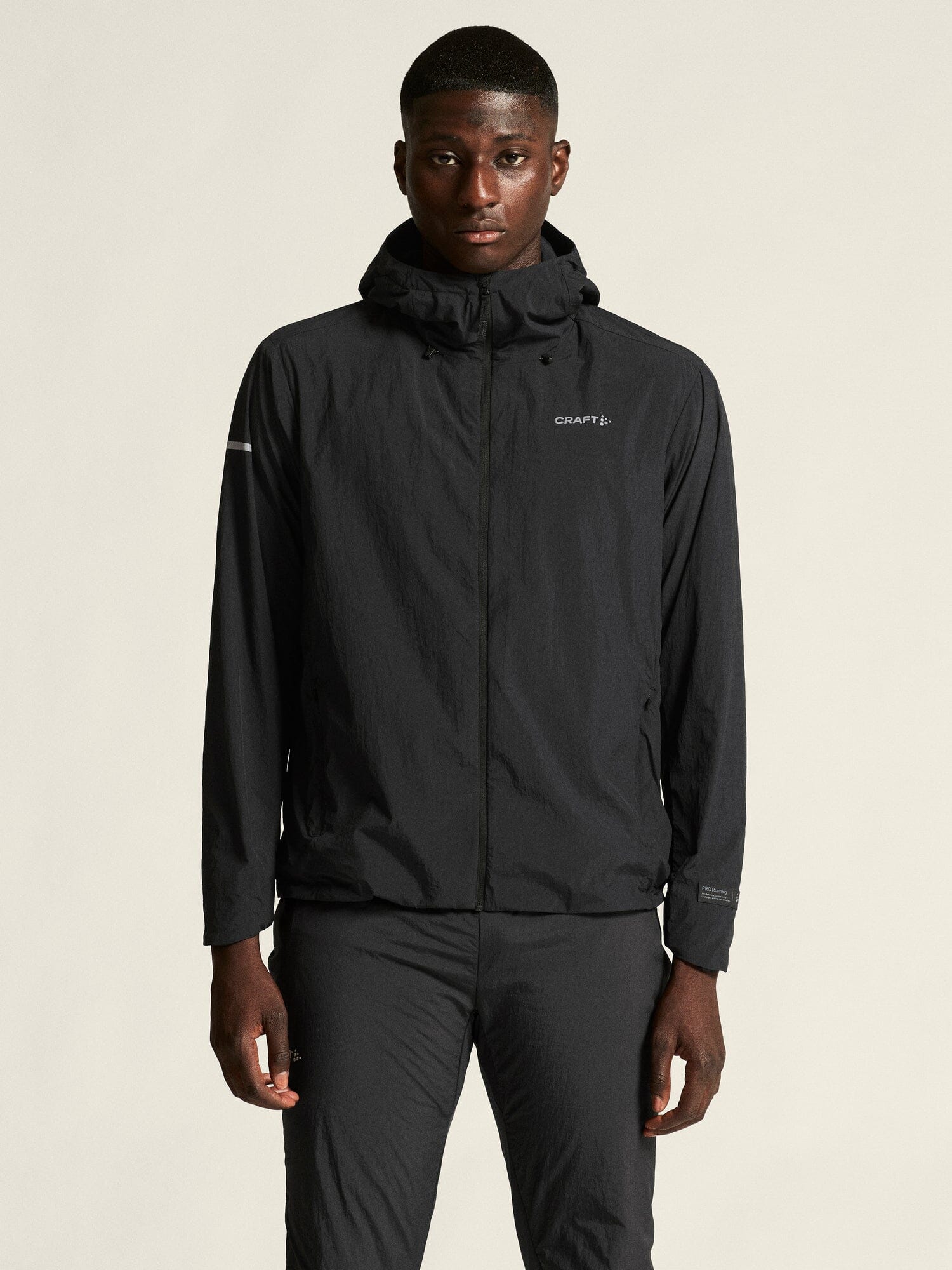 Men's SubZ Light Running Jacket - Black - Image 2