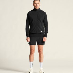 Men's SubZ Fleece Running Vest - Black