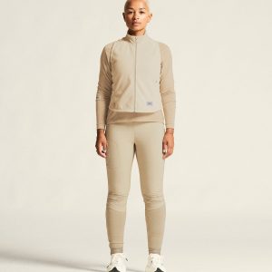 Women's SubZ Fleece Running Vest - Plaster