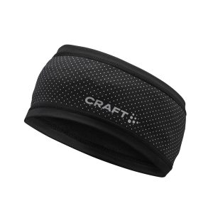 Lumen Fleece Headband 2 - Black