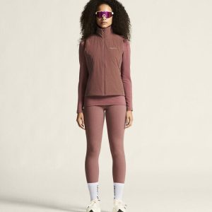 Women's ADV Essence Warm Running Vest 2 - ROSE BROWN