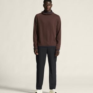 Men's Grid Hood - PRUNE