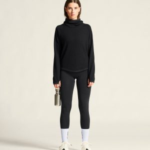 Women's Grid Hood - Black