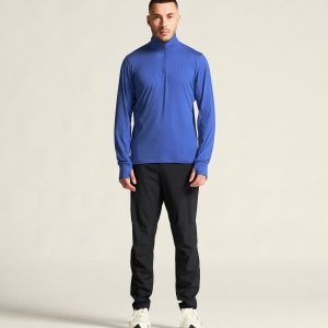 Men's Flow HZ LS - INK BLUE/MELANGE