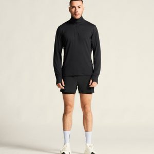 Men's Flow HZ LS - Black Melange