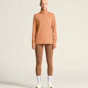 Women's Flow HZ LS - SYRUP/MELANGE