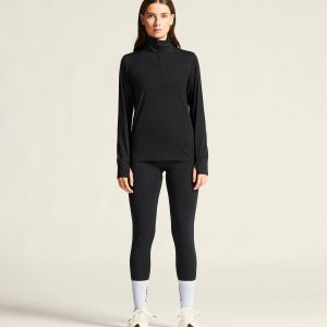 Women's Flow HZ LS - Black Melange