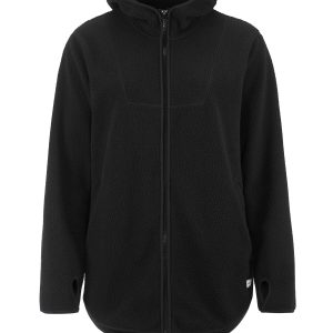 Women's Join Pile Fleece Full-Zip Hood - Black