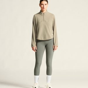 Women's Join Pile Fleece Half-Zip - Hay