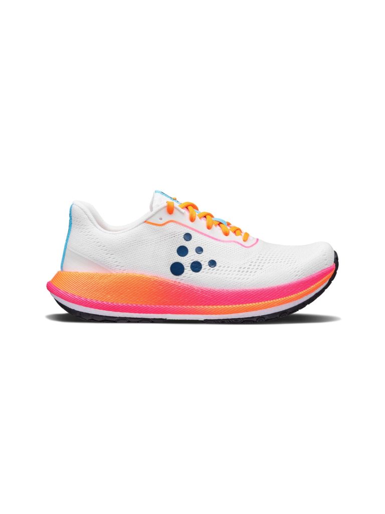 Men's Pacer 2 Running Shoe - WHITE/FLOURANGE