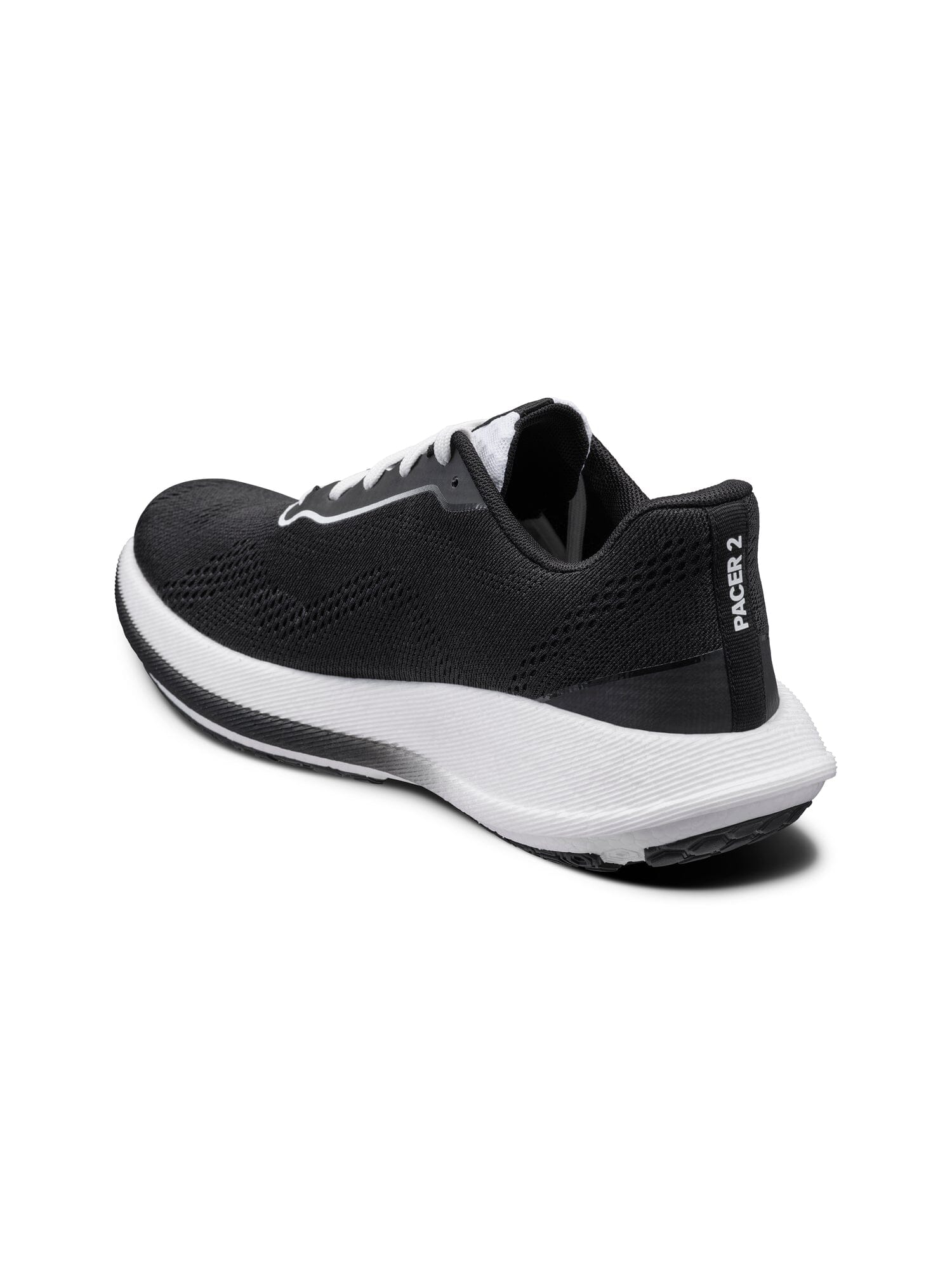 Men's Pacer 2 Running Shoe - Black/White - Image 6