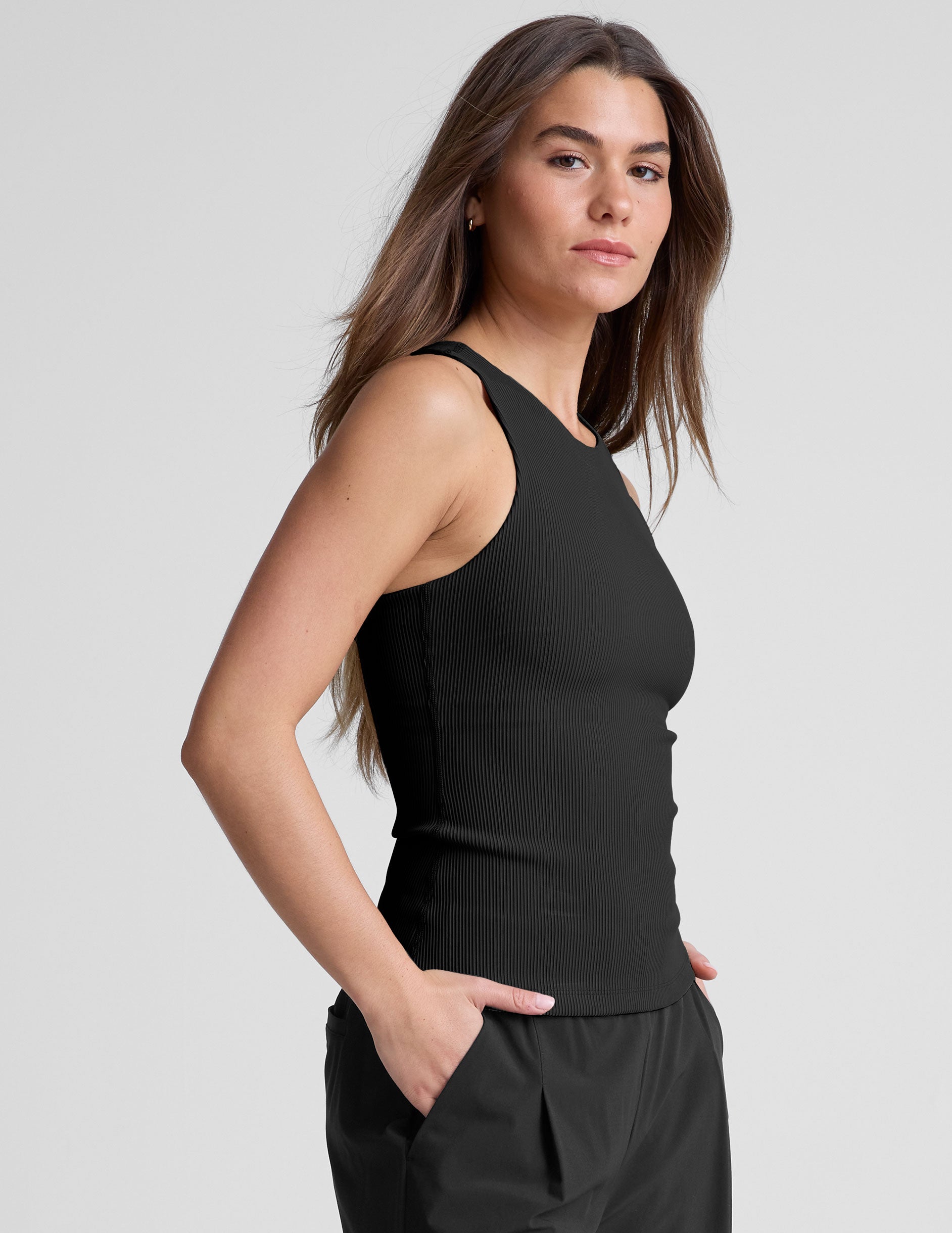 Refocus Ribbed Classic Tank - Image 2