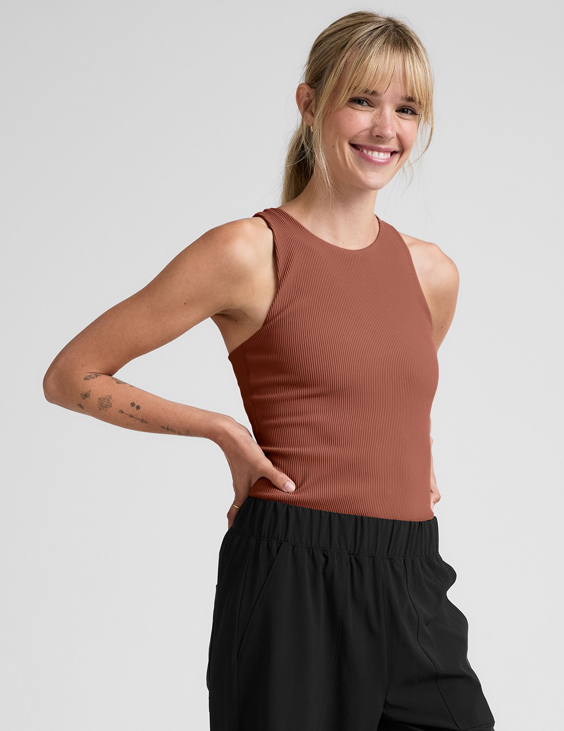 Refocus Ribbed Classic Tank - Image 2