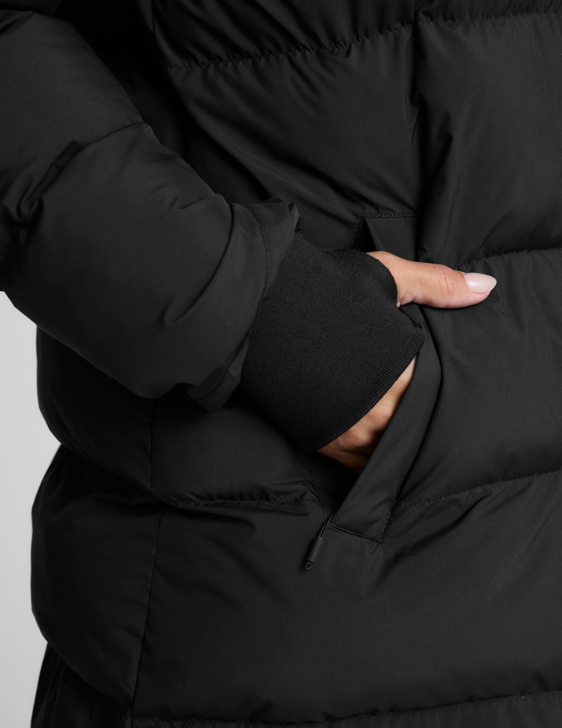 Warm Up Mid Length Puffer Jacket - Image 4