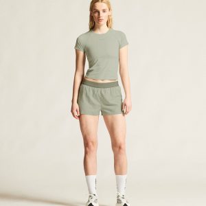 Women's Hypervent Cropped Tee - PIGEON