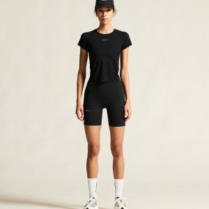Women's Hypervent Cropped Tee - Black