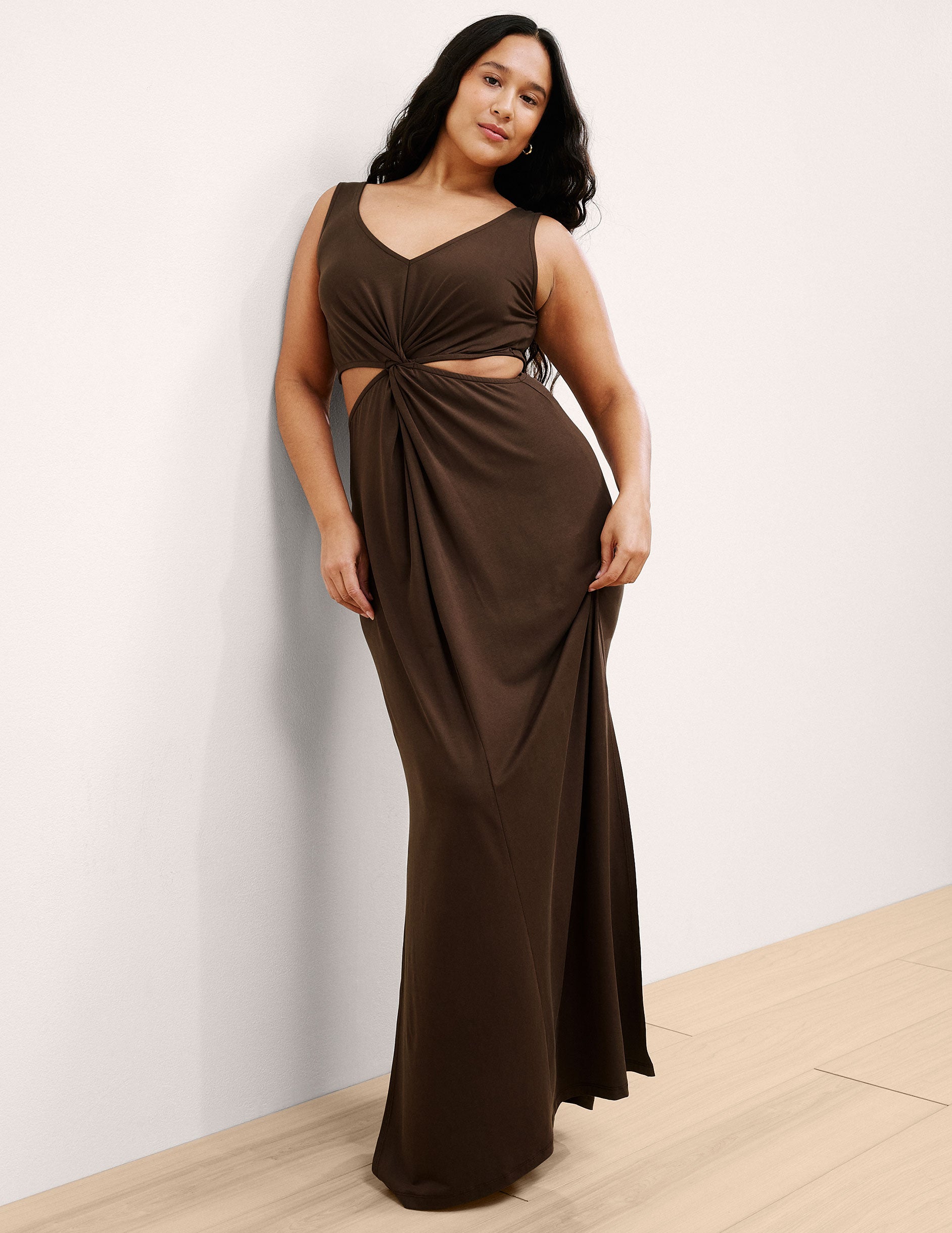 Maxi Around The World Front Twist Dress - Image 5