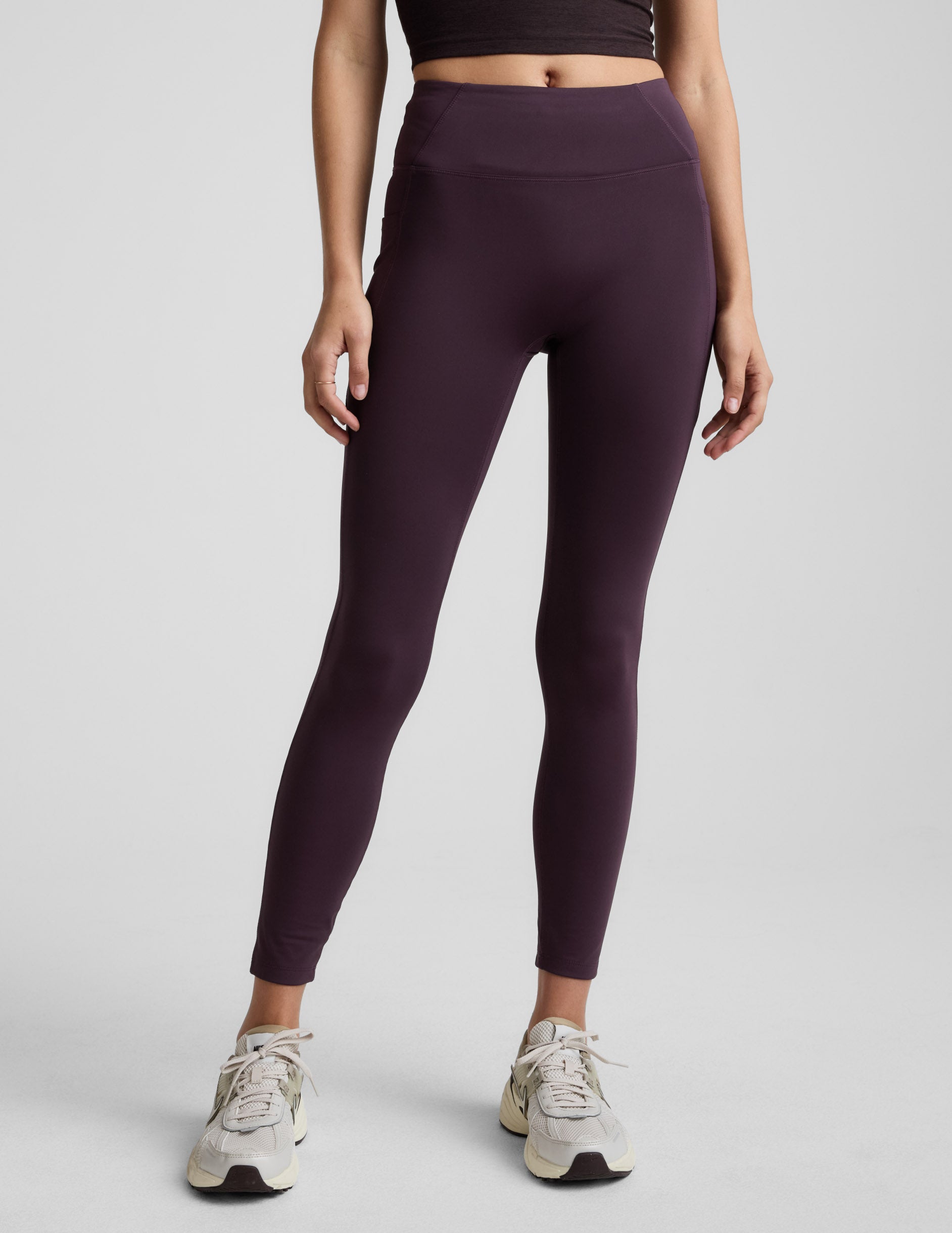 Pacer Fleece-Backed Zip Pocket Full Length Legging - Image 2