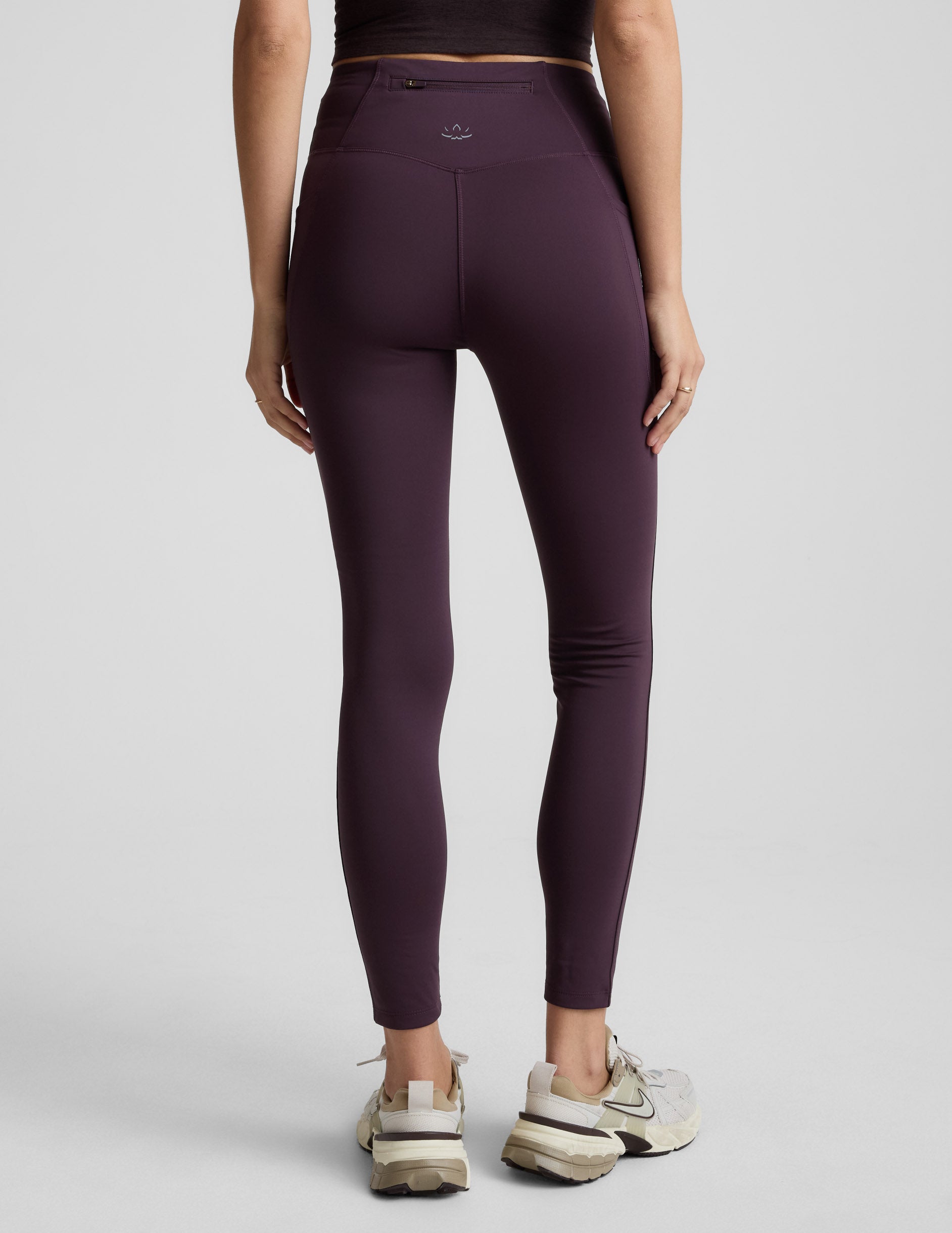 Pacer Fleece-Backed Zip Pocket Full Length Legging - Image 4