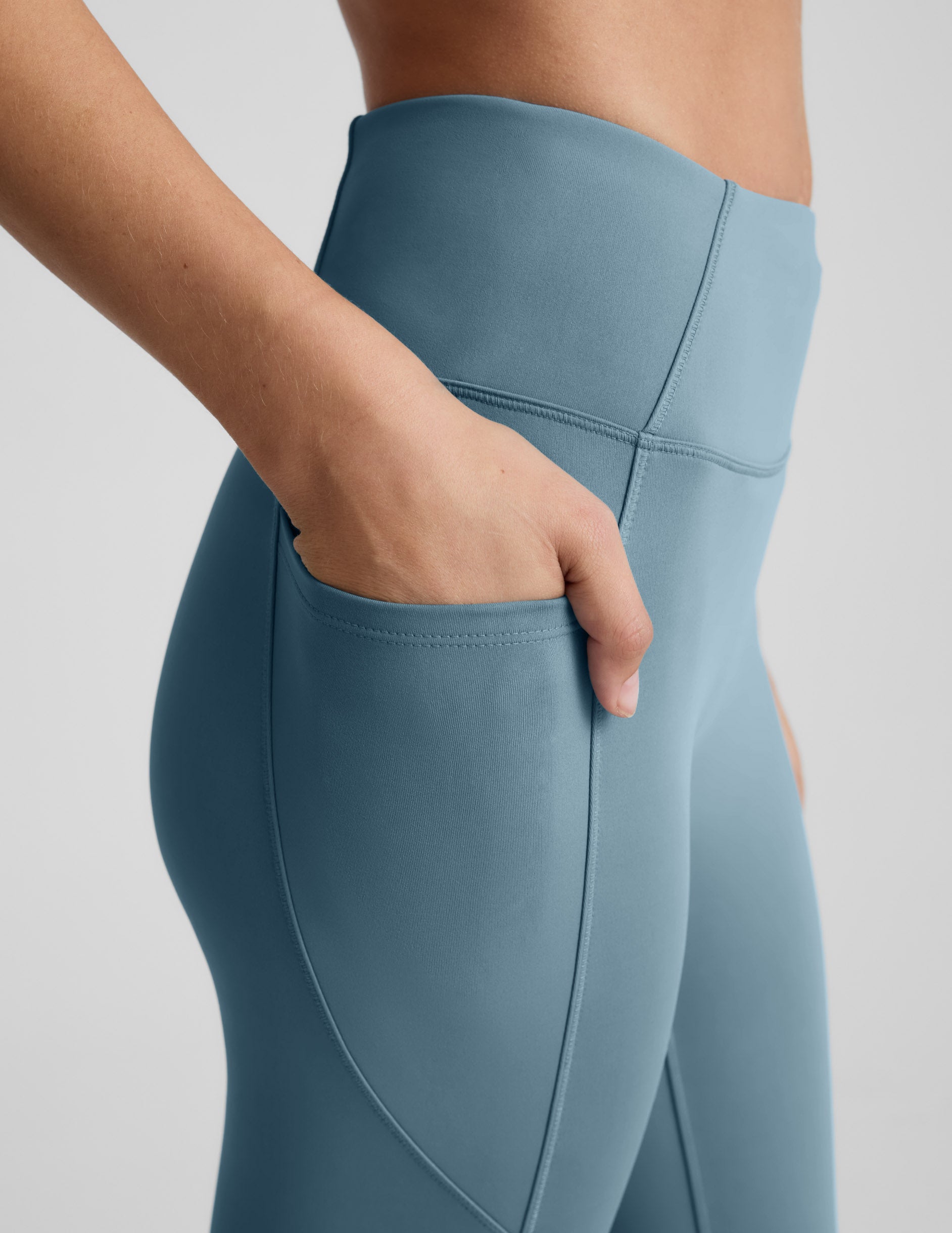 Pacer Fleece-Backed Zip Pocket Full Length Legging - Image 2
