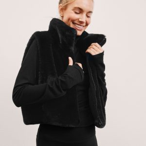 On The List Faux Fur Vest